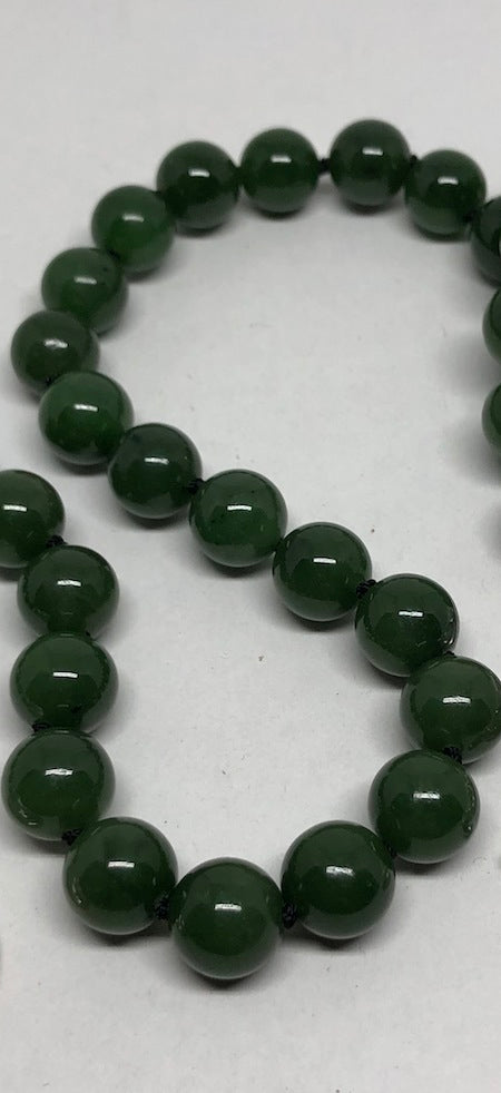 BC Nephrite Jade Jackie O Necklace