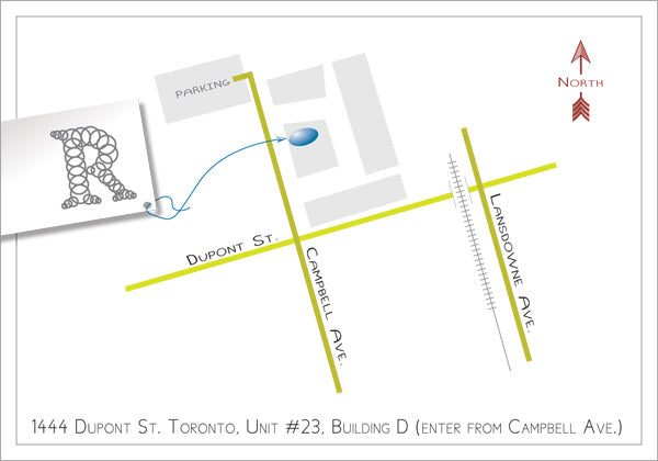 Static map to Lisa Ridout Jewellery