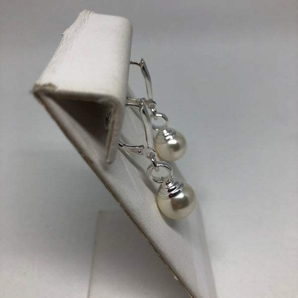 Jackie O Pearl Drop Earrings
