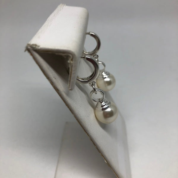 Jackie O Pearl Drop Earrings