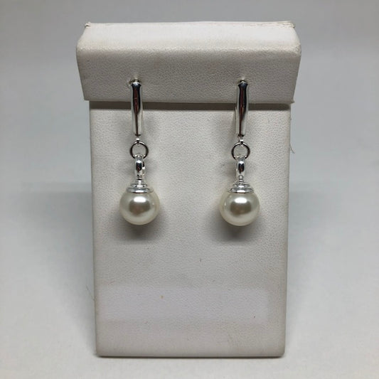 Jackie O Pearl Drop Earrings