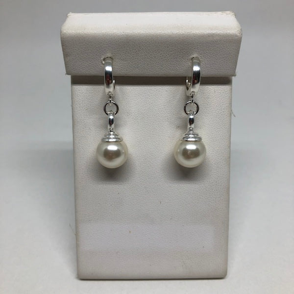 Jackie O Pearl Drop Earrings