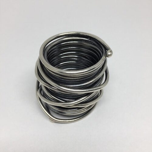 Scarf Ring - Sterling/Medium