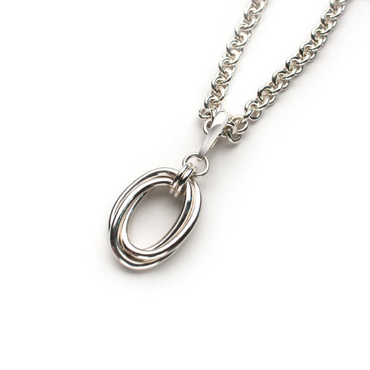 Oval Love Knot Pendant