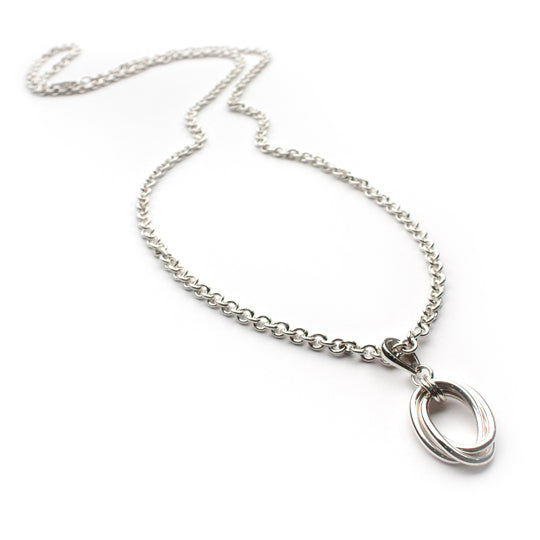 Oval Love Knot Pendant