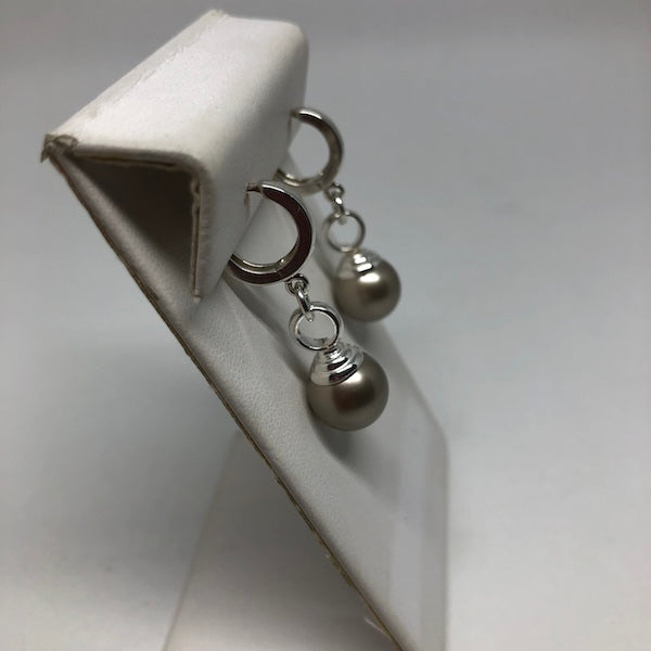 Jackie O Pearl Drop Earrings