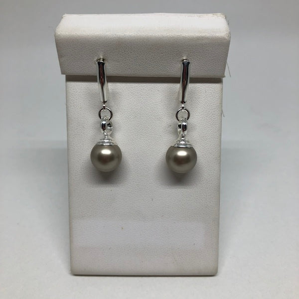 Jackie O Pearl Drop Earrings