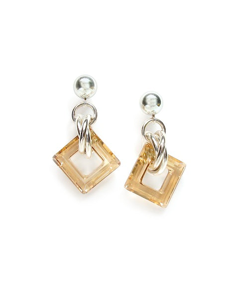 Wow Squared Small Earrings