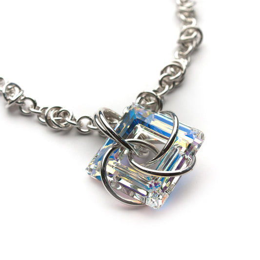 Wow Squared Large Pendant