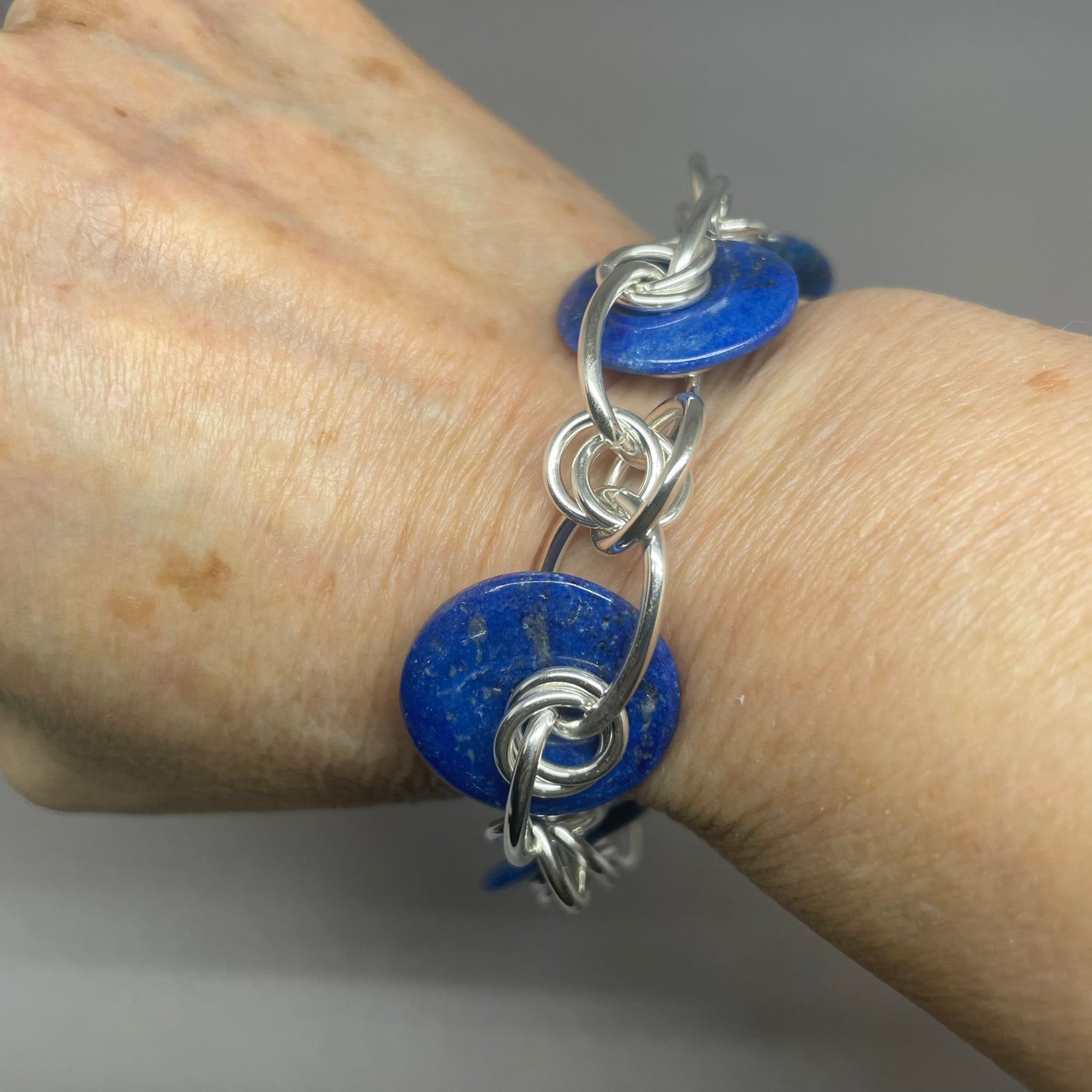 Lapis Lazuli Donut Bracelet