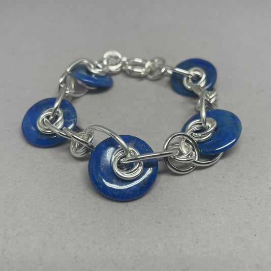 Lapis Lazuli Donut Bracelet