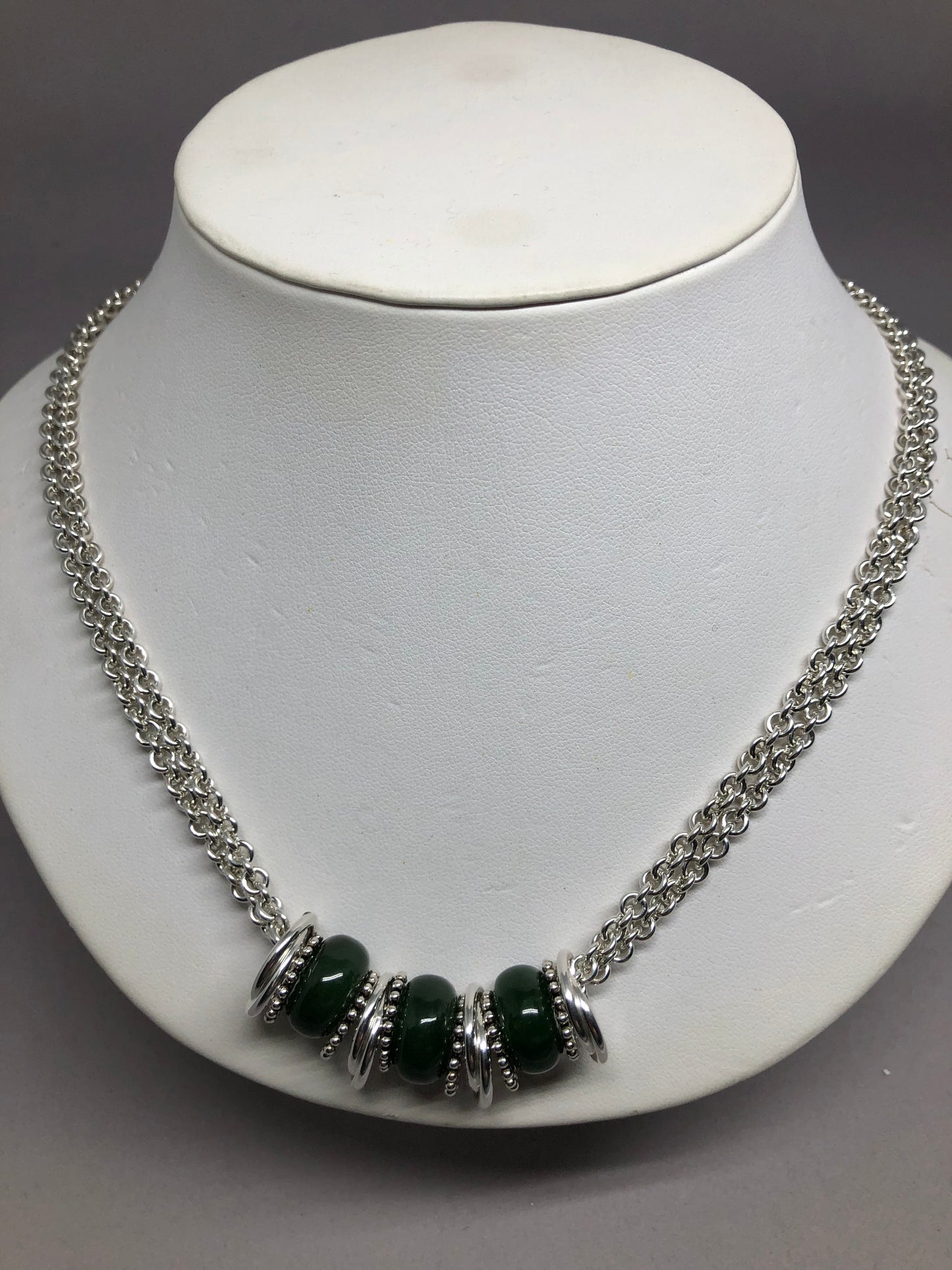 BC Nephrite Jade Shift Necklace