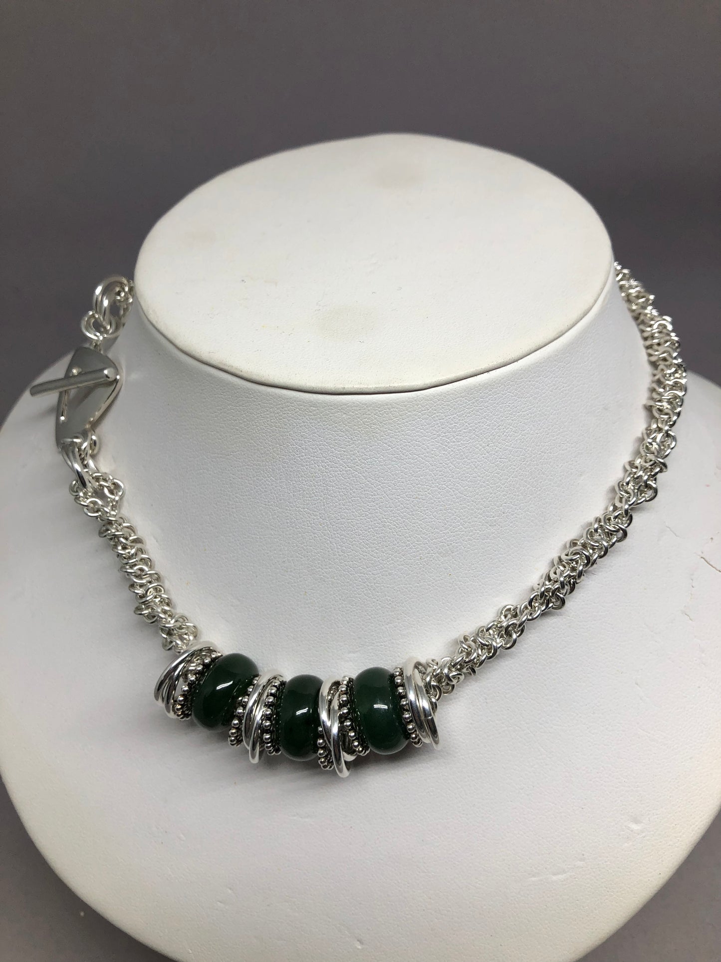 BC Nephrite Jade Shift Necklace