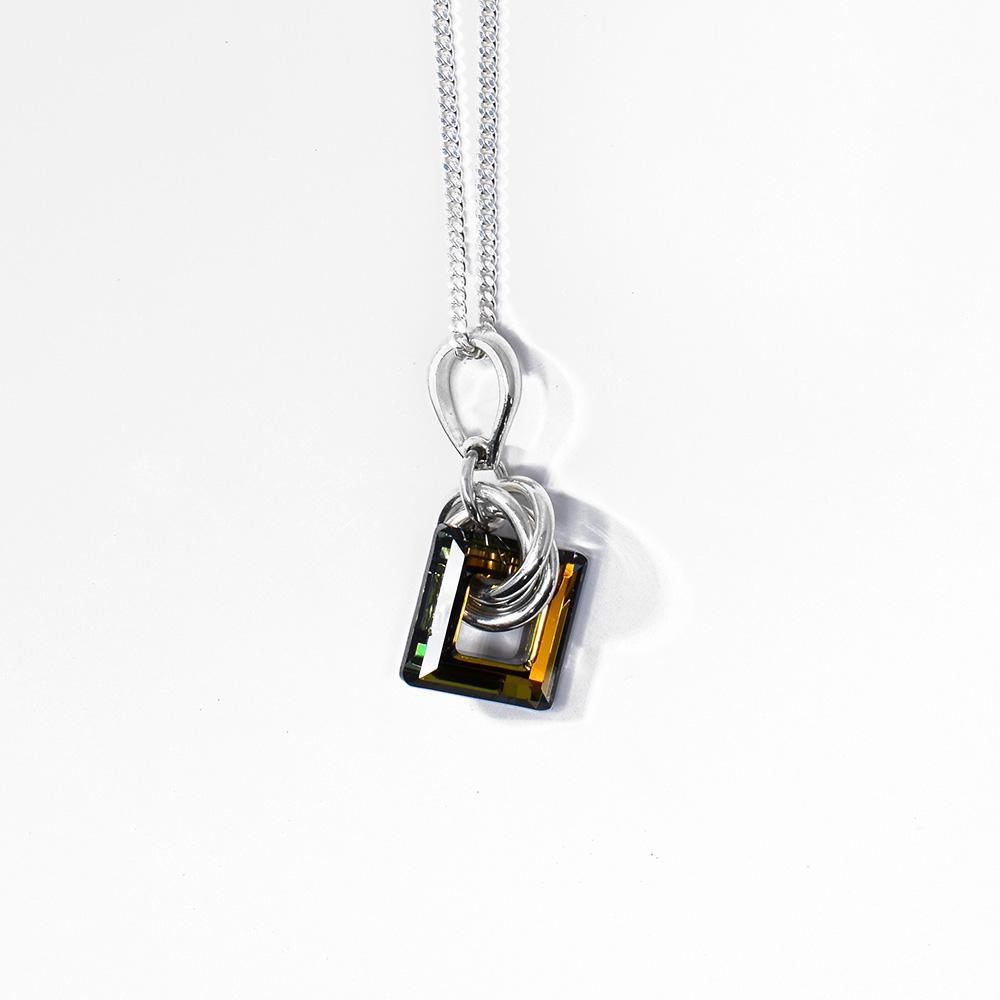 Wow Squared Small Pendant