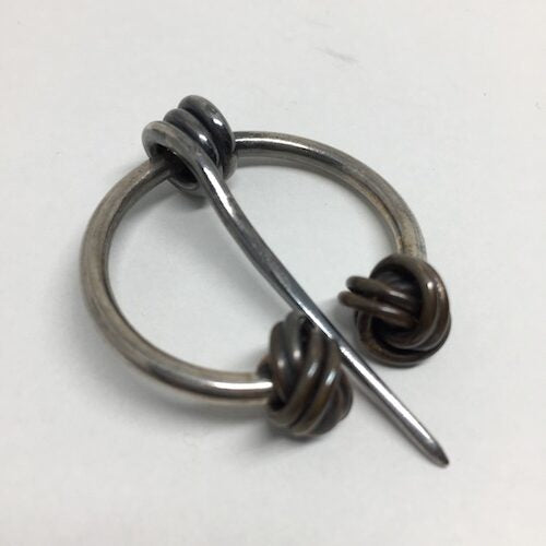 Penannular Shawl Pin - Love Knot/Sterling & Copper – Lisa Ridout Exclusive  Jewellery