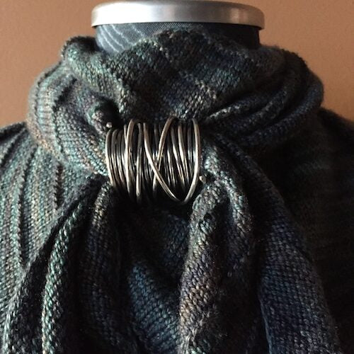 Scarf Ring - Sterling/Medium