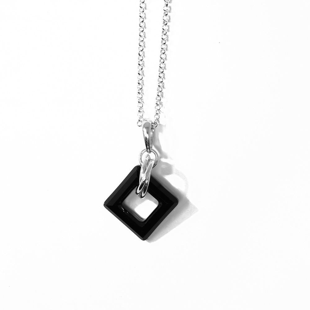 Wow Squared Medium Pendant – Lisa Ridout Exclusive Jewellery